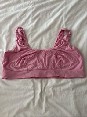 Parade Pink Cotton Bralette